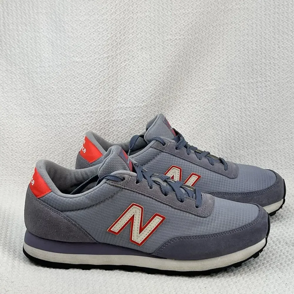 New Balance 501 WL501SRB Gray Red Sneakers Women’s Size 9 EU 40 Running